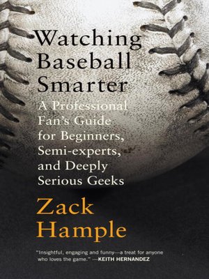 cover image of Watching Baseball Smarter